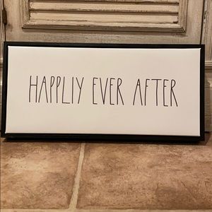 Rae Dunn Happily Ever After Sign